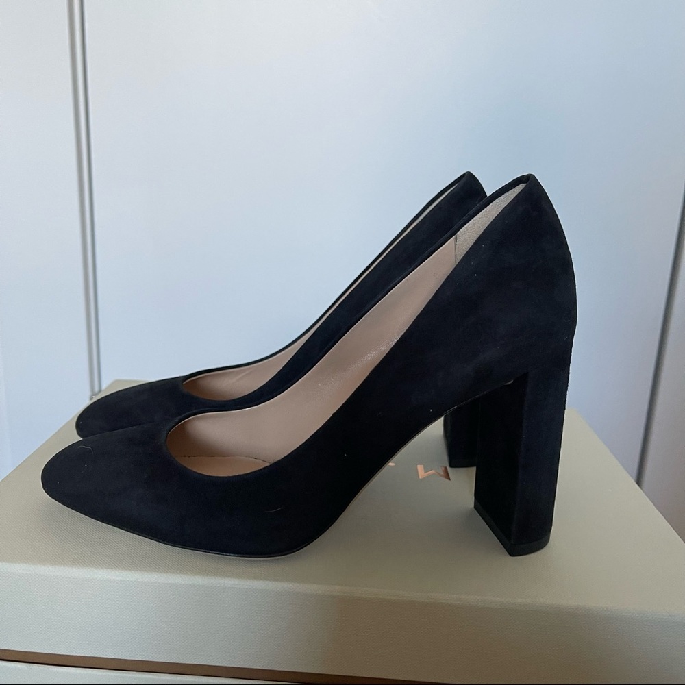 M. Gemi black Suede block heels - size 5